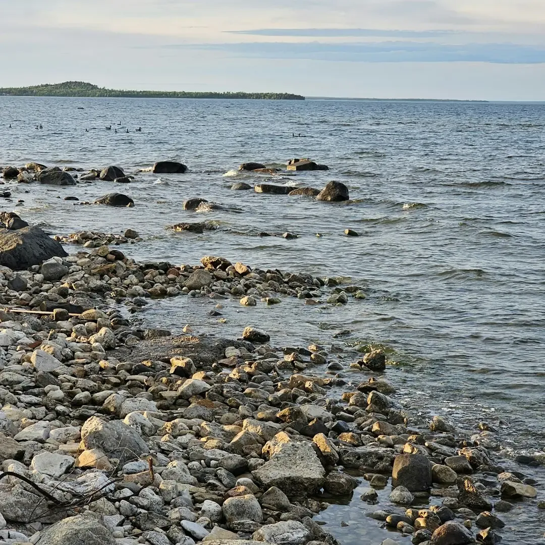#11 - The Paved-Looking “Causeway” in Lake Huron (Image Credits: Unsplash)