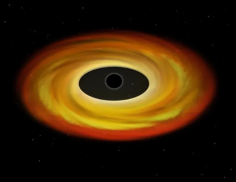 5. The Black Hole Is Spinning Like a Cosmic Football at Breakneck Speed (Image Credits: Wikimedia)
