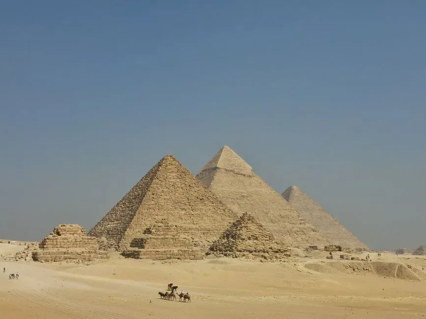 #1 - The Great Pyramids of Giza: Engineering Genius vs. Conspiracy Theories (Image Credits: Pexels)