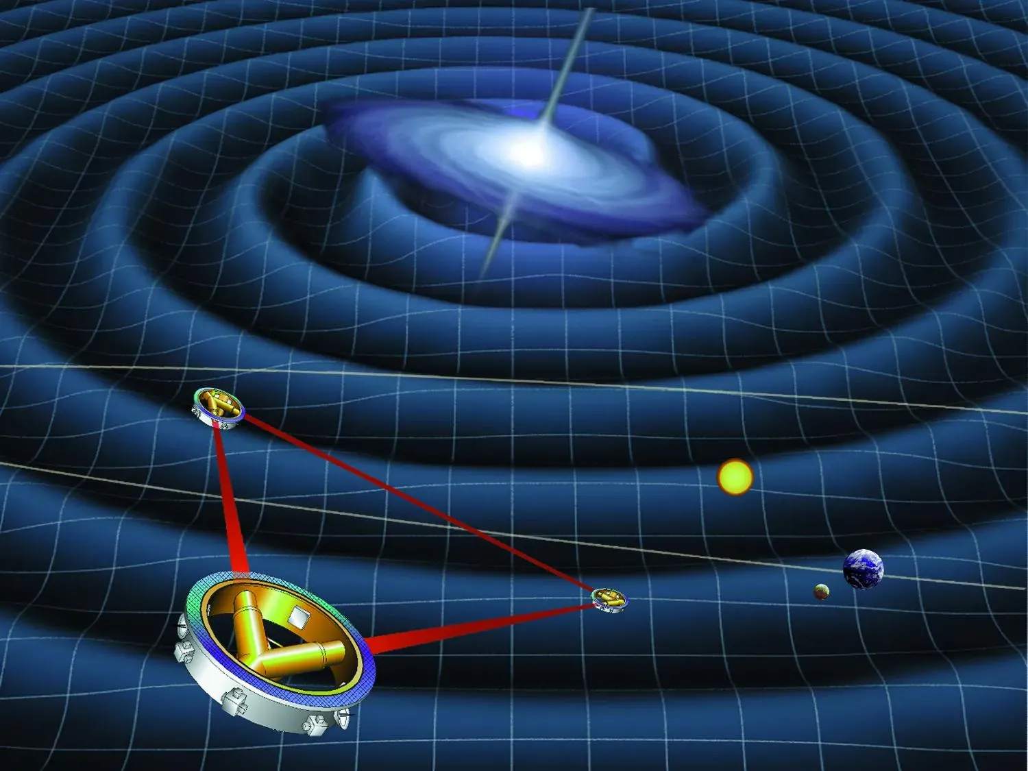 #4 - Gravitational Waves: Proof That Sat in Drawers for Years (NASA, Public domain)