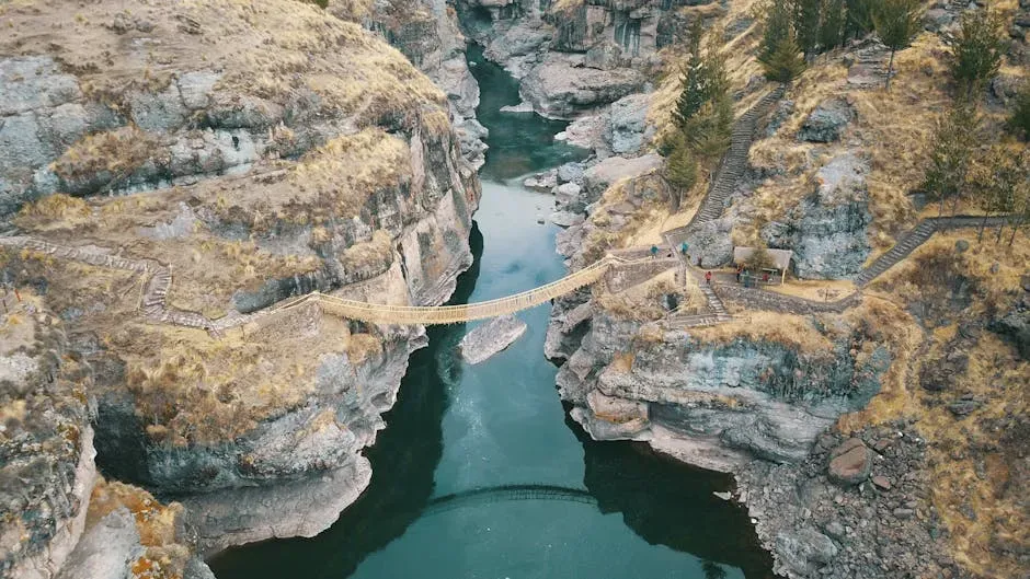 Inca Road Systems And Suspension Bridges: Engineering Without The Wheel (Image Credits: Pexels)