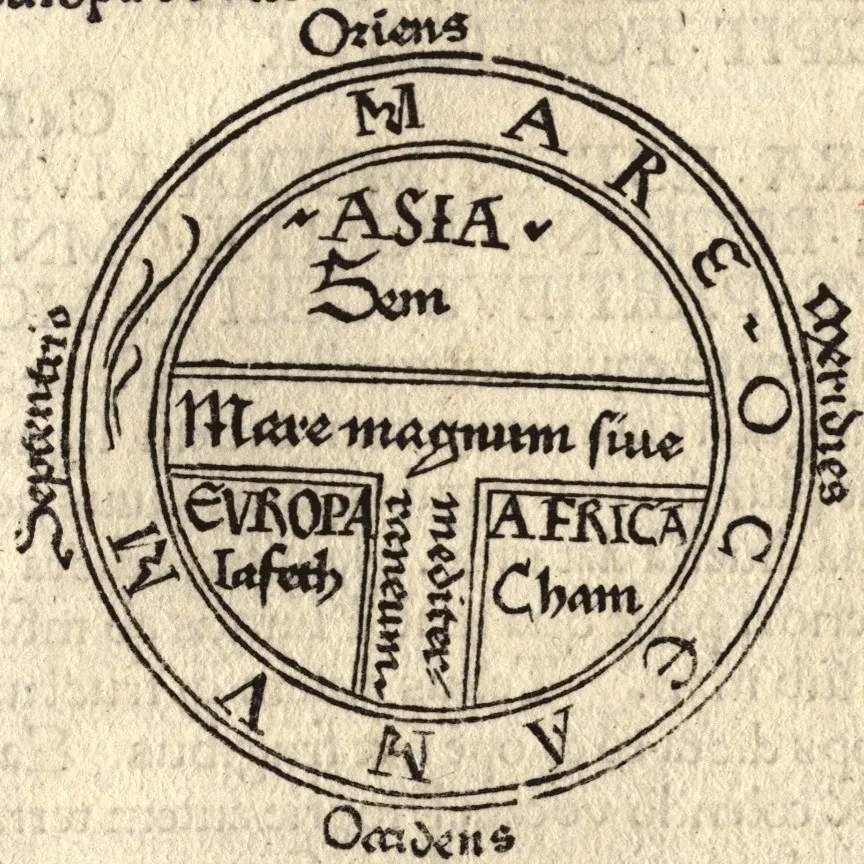 #17 The T and O Maps: Tiny Diagrams Hinting at a Bigger Reality (This image has been extracted from another file, Public domain)