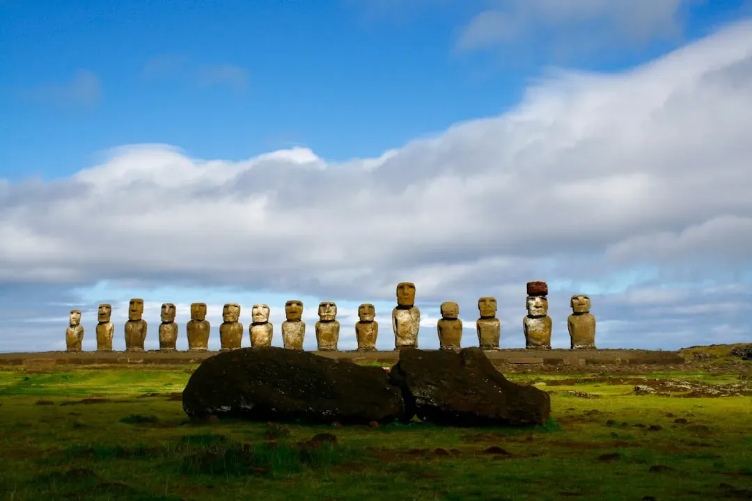 11. The Moai of Easter Island: Transporting Giants Without Wheels (Image Credits: Unsplash)