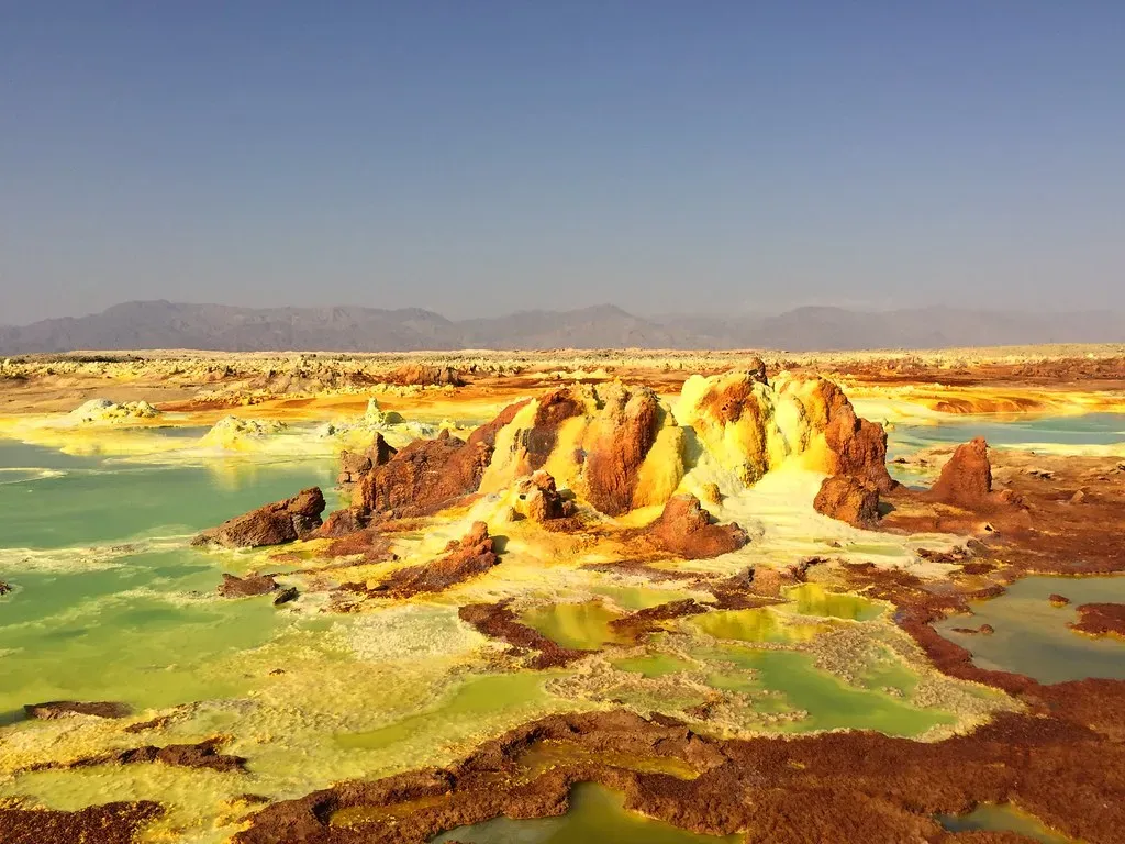 1. The Danakil Depression, Ethiopia - Earth's Own Surface of Mars (197travelstamps, Flickr, CC BY 2.0)