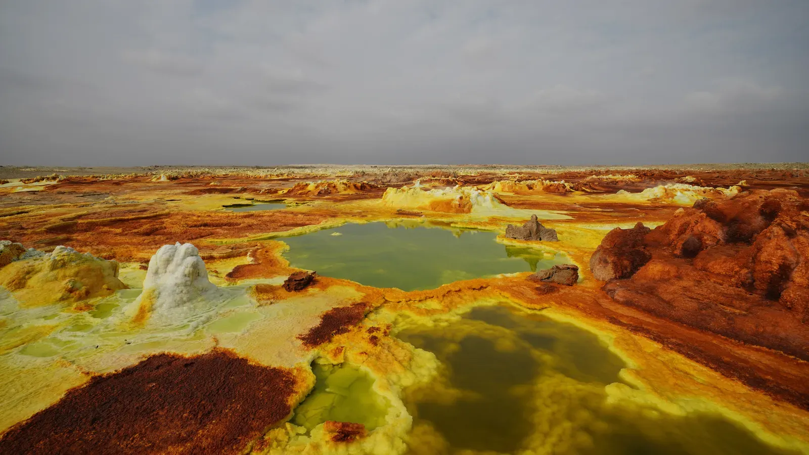 The Danakil Depression, Ethiopia (Image Credits: Wikimedia)
