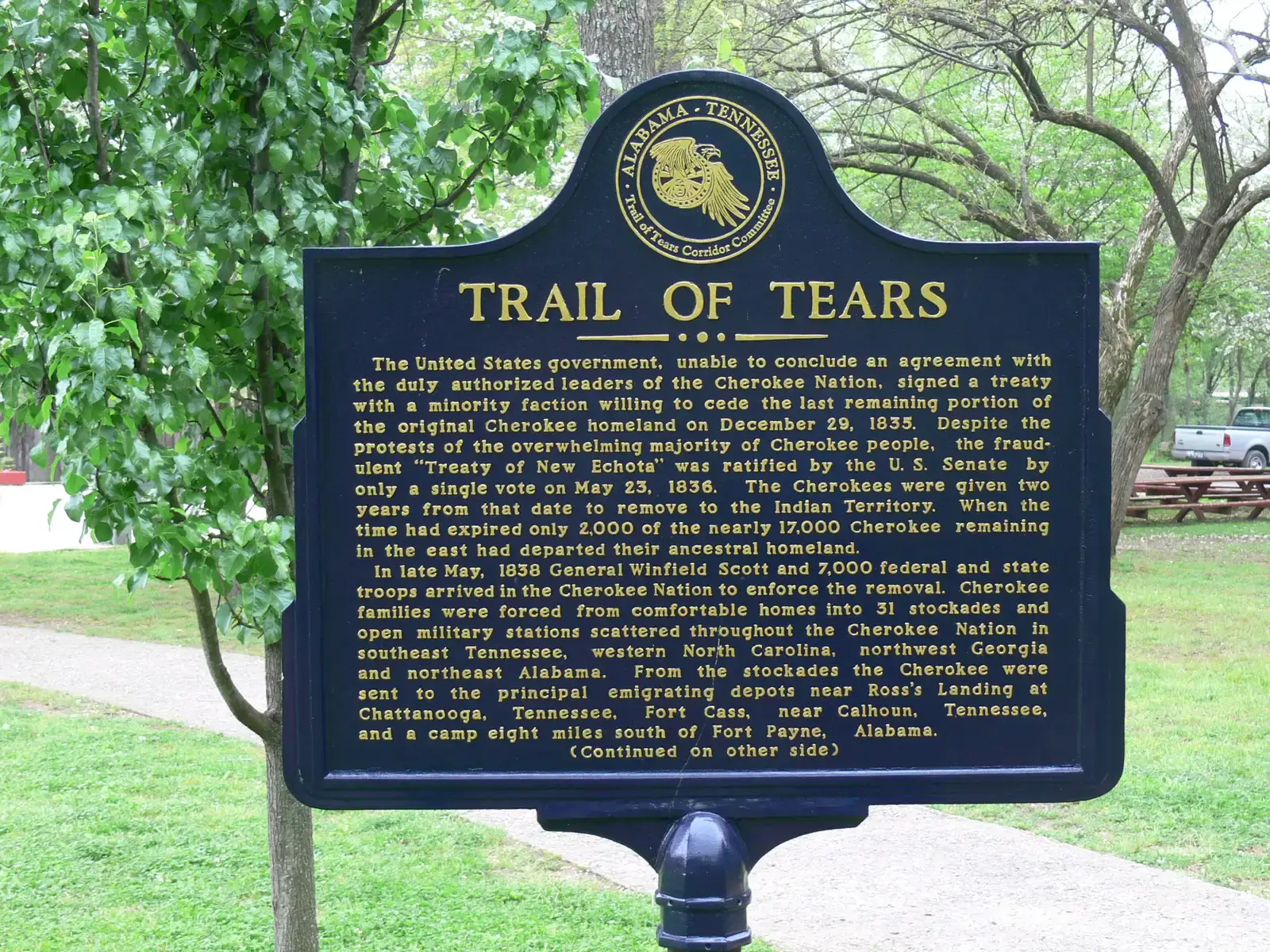 #7 - The Trail of Tears' Body Count Schools Rarely Mention (By Wolfgang Sauber, CC BY-SA 3.0)