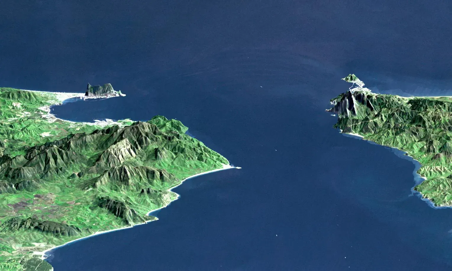 The Great Refill: A Catastrophic Return of the Atlantic (By NASA / JPL / NIMA, Public domain)