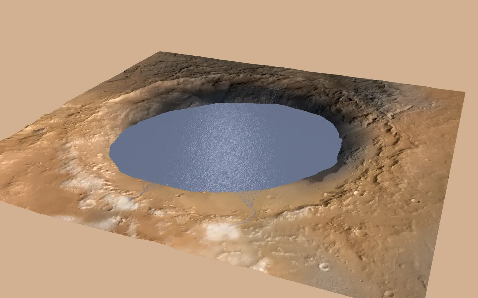 Why Ancient Martian Lakes Are Your Best Bet (By NASA/JPL-Caltech/ESA/DLR/FU Berlin/MSSS, Attribution)
