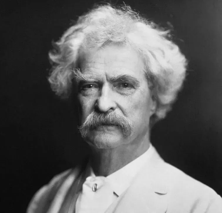 2. Mark Twain and the Return of Halley’s Comet (Image Credits: Wikimedia)