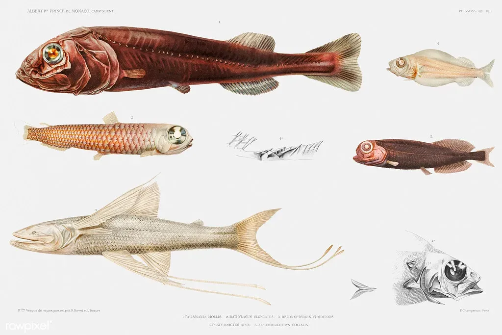 Thousands of New Species, Discovered But Never Announced (Free Public Domain Illustrations by rawpixel, Flickr, CC BY 2.0)