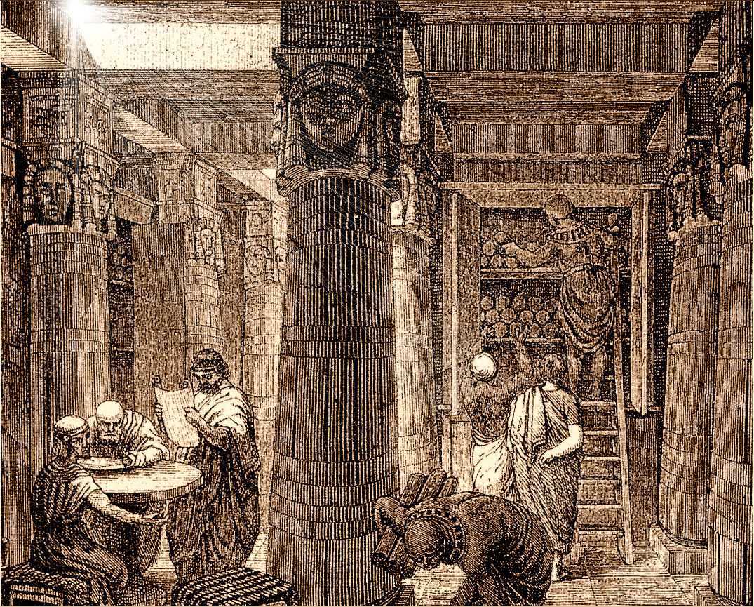 4. The Library of Alexandria Housed Unimaginable Knowledge (Image Credits: Wikimedia)
