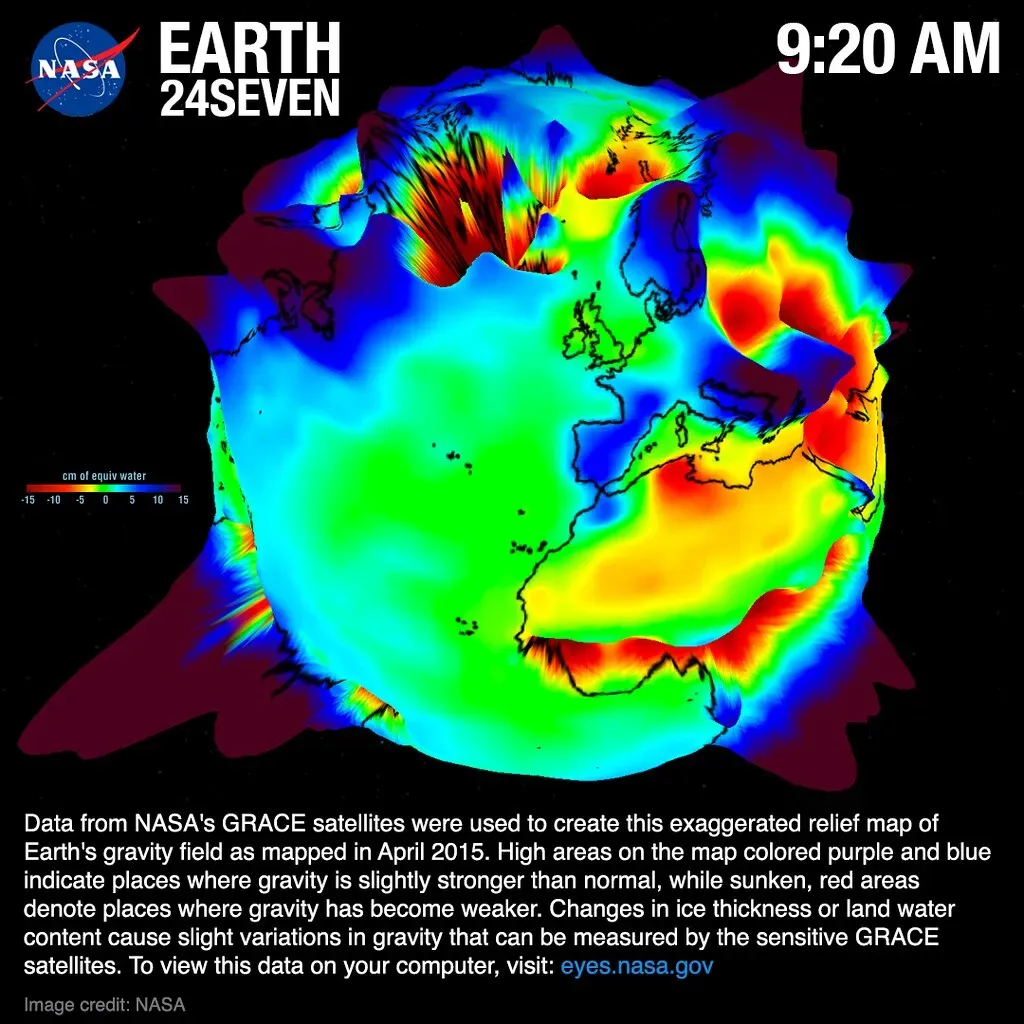 5. Earth's Gravity Field Had a Mysterious Two-Year Outburst (NASA Earth RIght Now, Flickr, CC BY 2.0)