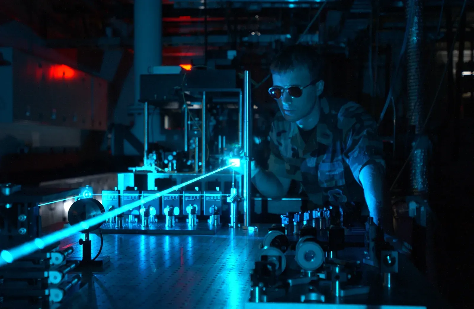#7: Ultrafast Phase-Change Materials – Glasses That Flip in a Trillionth of a Second (By US Air Force, Public domain)