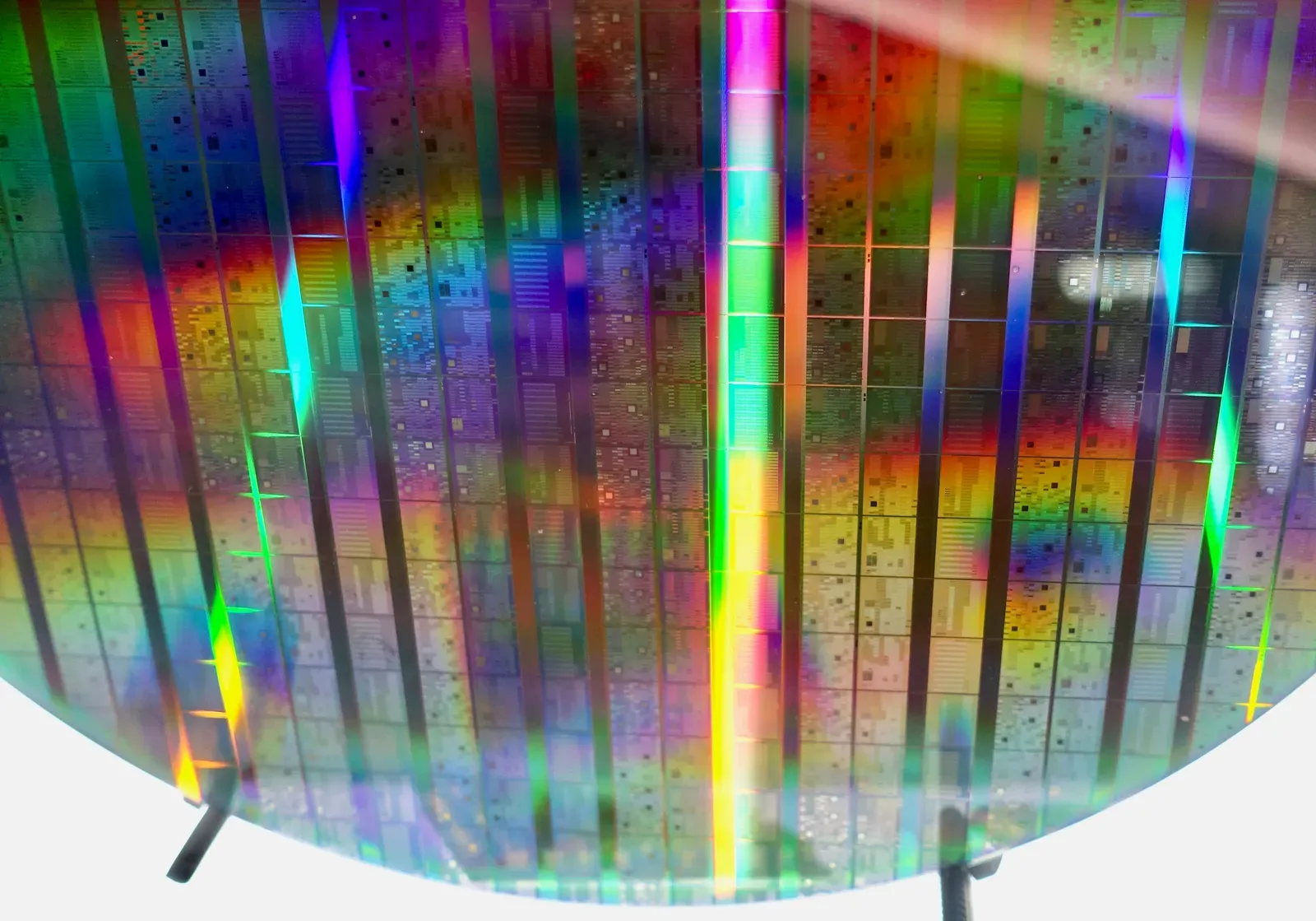 Cracking Codes and Securing Data in a Quantum World (A full wafer of Intel quantum computers, CC BY 2.0)