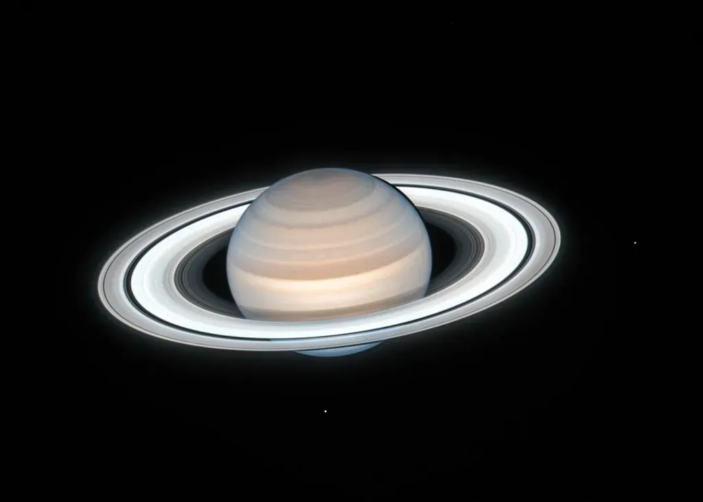 1. Saturn and Its Iconic Ring System (Hubble Space Telescope / ESA, Flickr, CC BY 2.0)