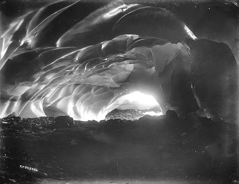 8. Eisriesenwelt and Ice Mega‑Caverns, Europe – Frozen Cathedrals Under the Hills (Albert Henry Barnes Collection, Public domain)