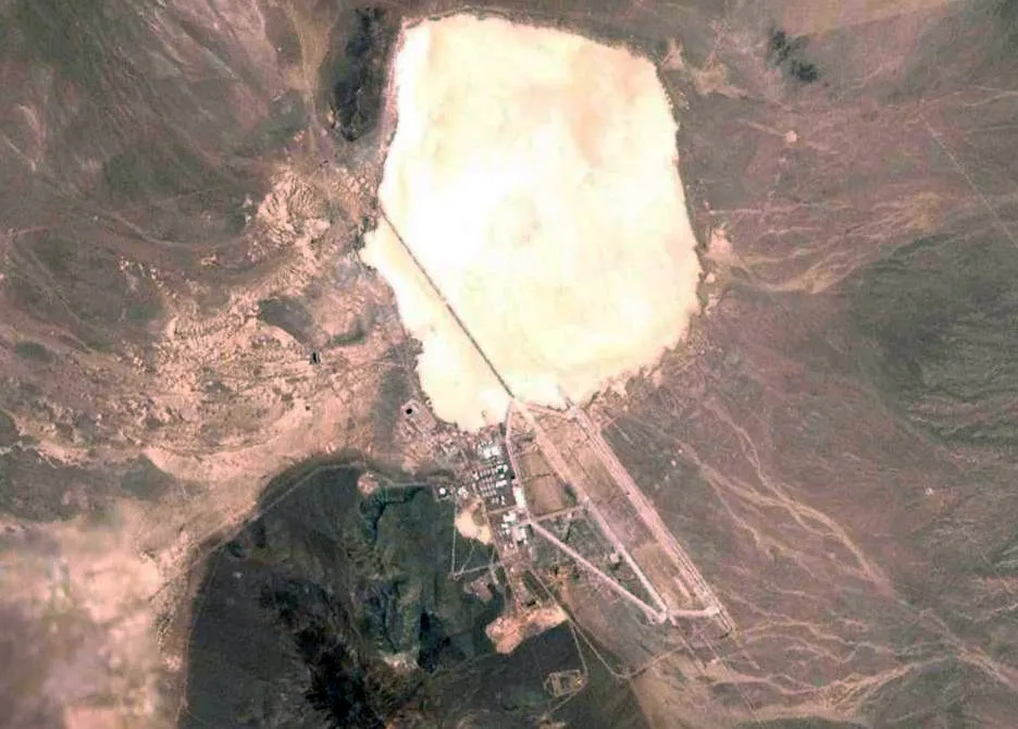 1. Area 51, Nevada: The Base That Didn’t Officially Exist (Transferred from de.wikipedia to Commons., Public domain)
