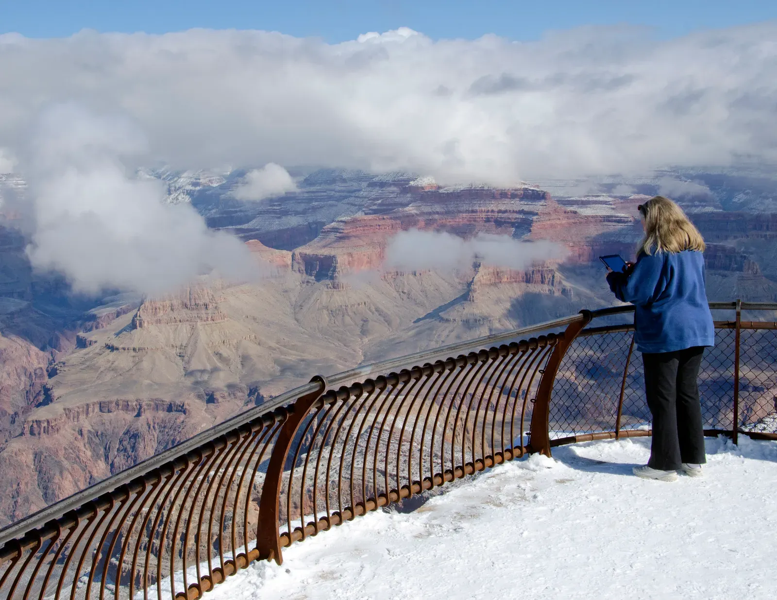 What this means for visitors, trails, and park infrastructure (Grand Canyon National Park: Recording View from Mather Point 1760, Public domain)