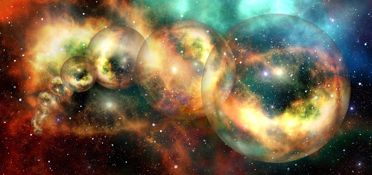 Eternal Inflation and Bubble Universes (Image Credits: Pixabay)