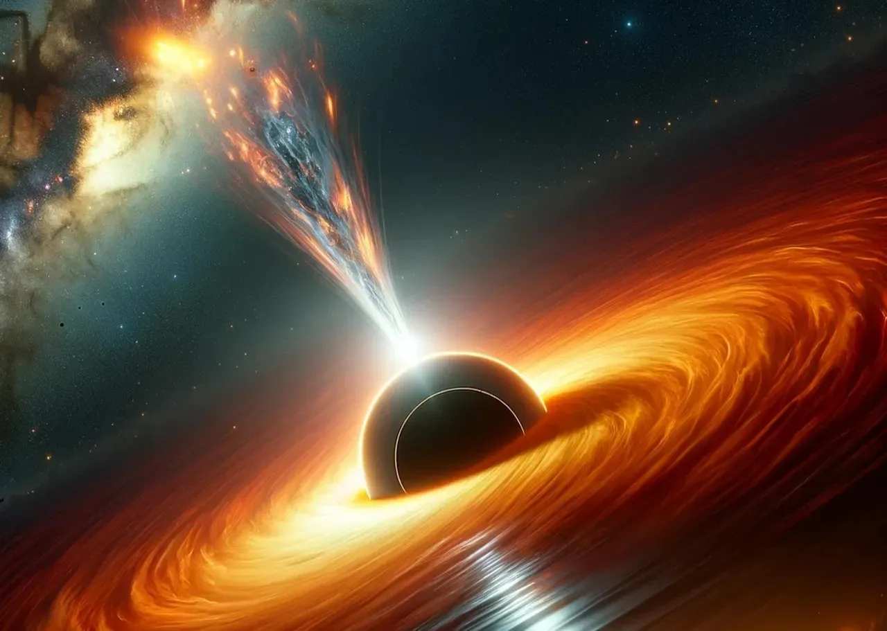 4. Black Holes Firing Colossal Cosmic Jets (Image Credits: Pixabay)