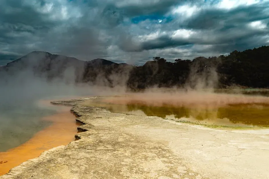 The Boiling River and Burning Ice of Geothermal Fields (Image Credits: Pexels)