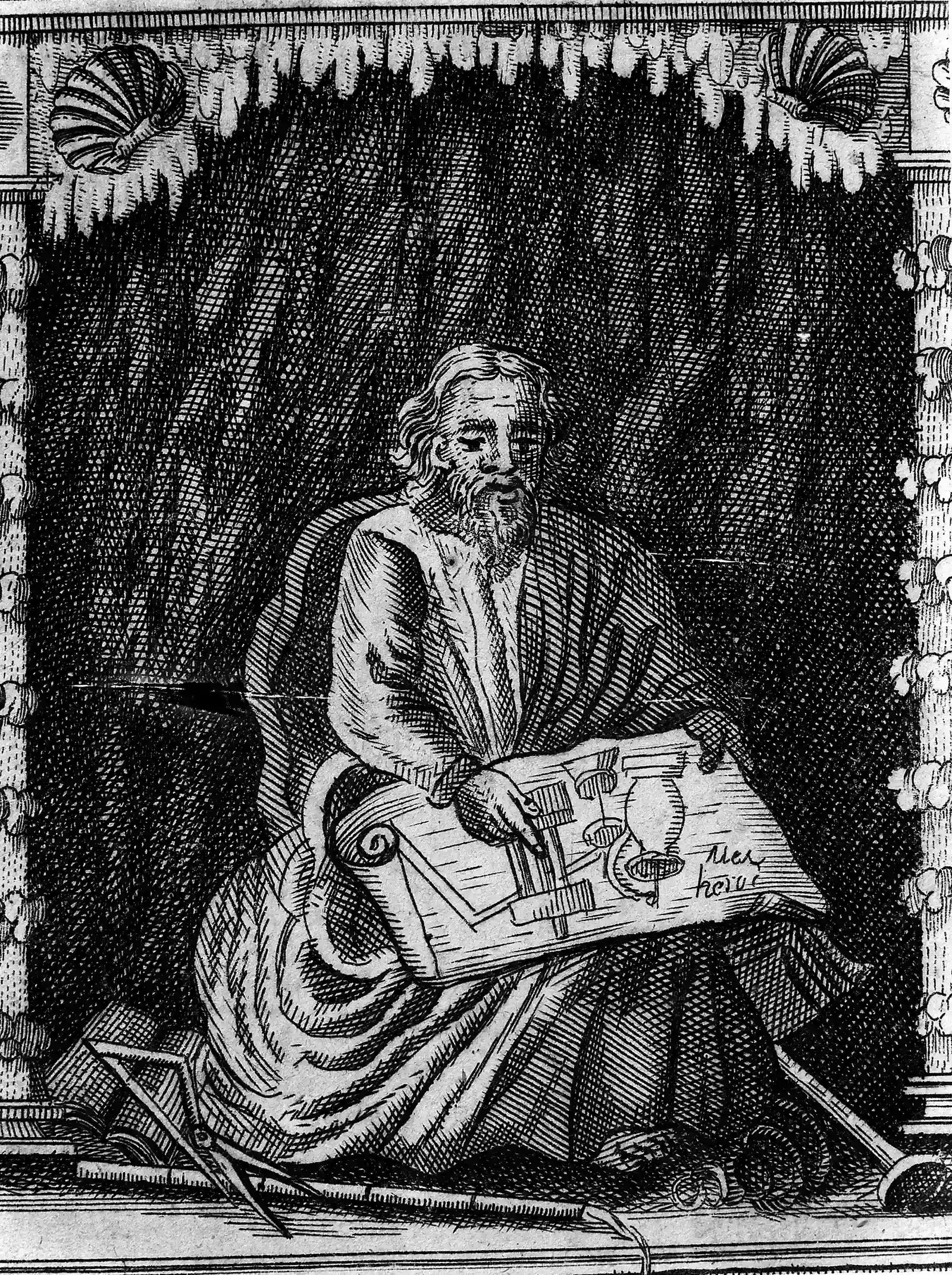 #4 - Hero of Alexandria's Gear-Driven Automata (Image Credits: Hero of Alexandria:  CC BY 4.0, via Wikimedia Commons)