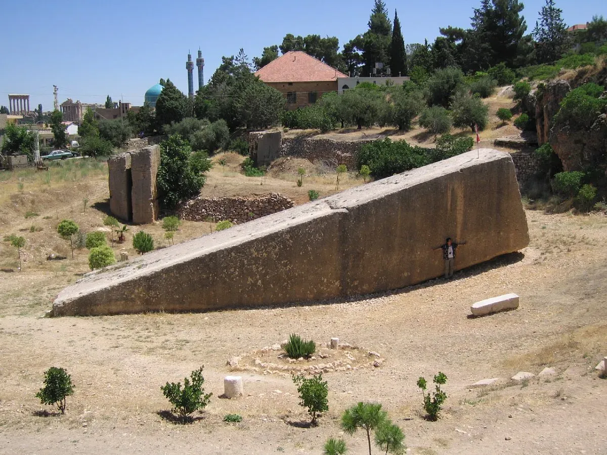 #4 - The Hajar al-Hibla Giants: Baalbek's Abandoned Beasts (By SenemmTSR, Public domain)