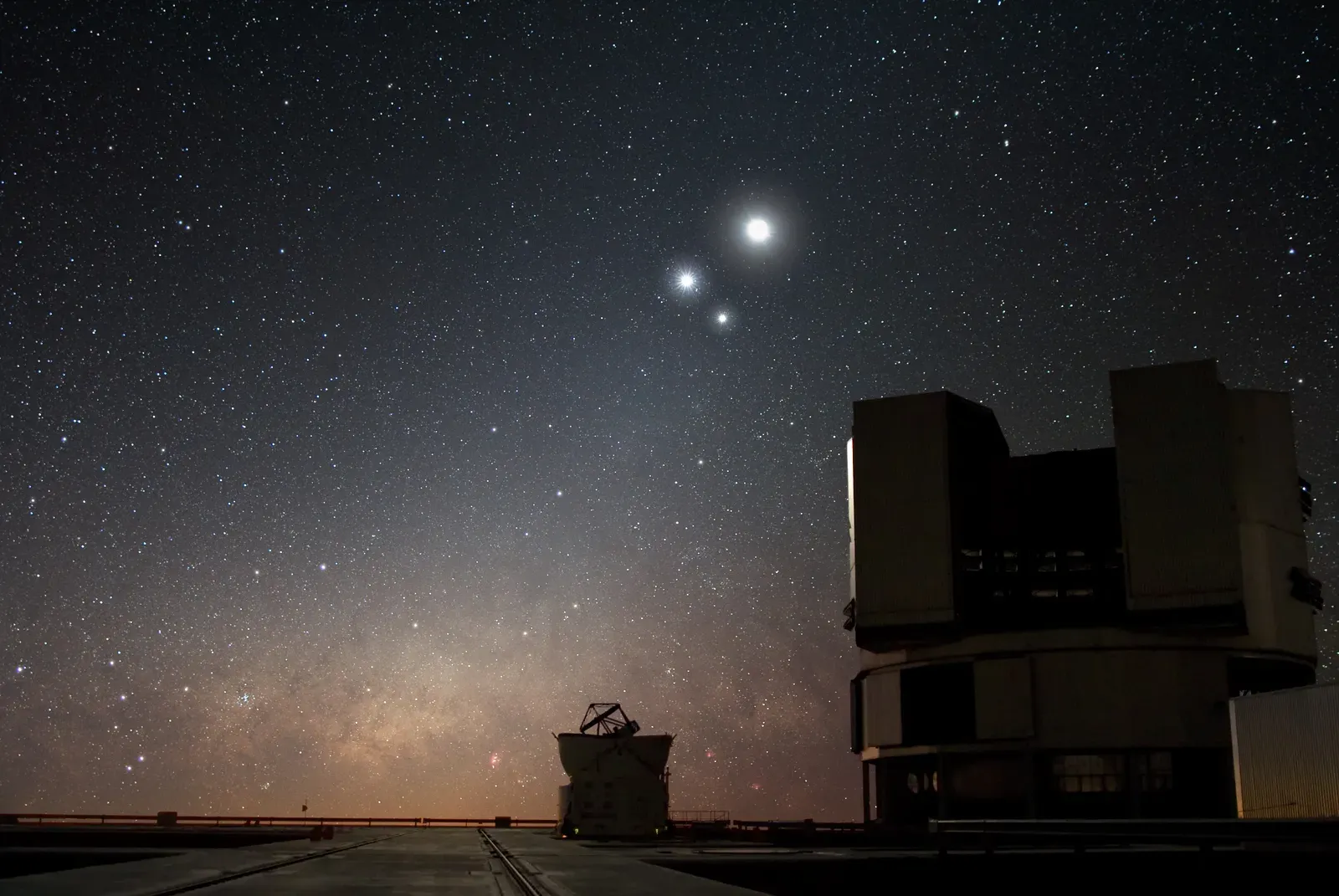 3. Planetary Conjunctions and Rare Alignments (By ESO/Y. Beletsky, CC BY 4.0)