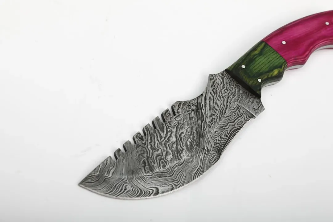 2. Damascus Steel Blades (Image Credits: Unsplash)