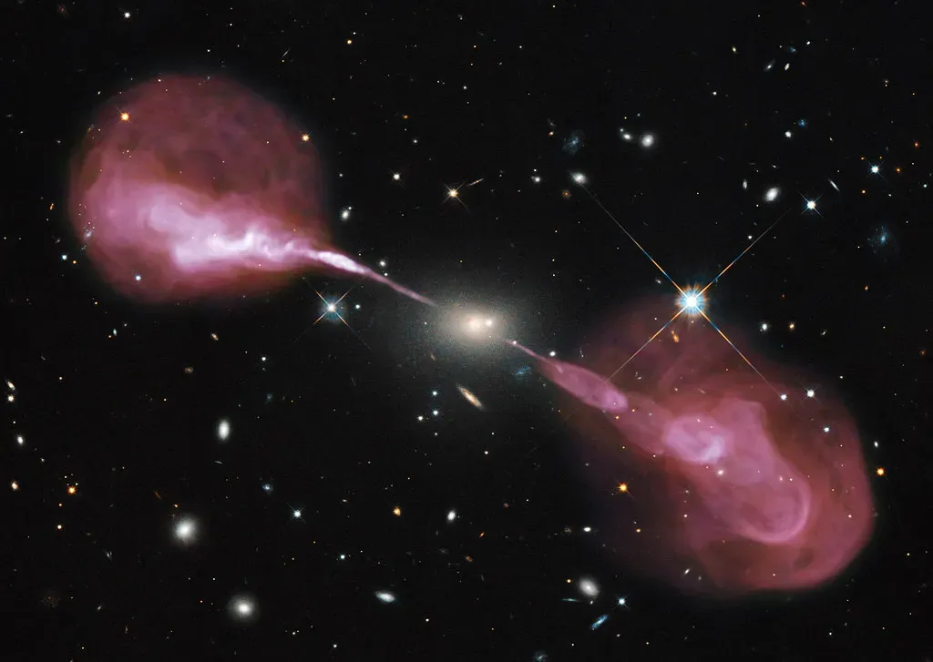 4. The largest radio galaxies hide titanic jets that outgrow their stars (Hubble Heritage, Flickr, CC BY-SA 2.0)