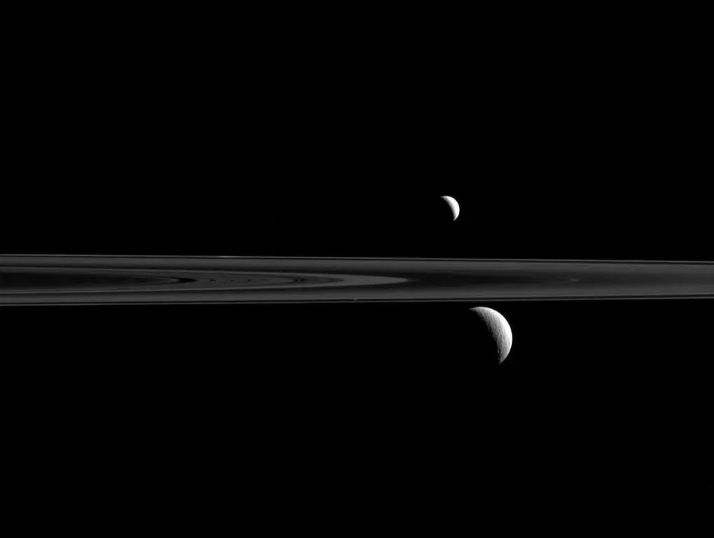 Subtle Shadows: Tiny Moons and Fleeting Rings (Image Credits: Wikimedia)