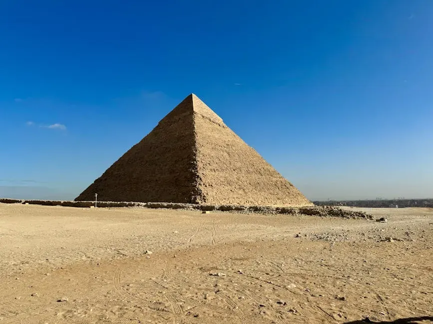 The Great Pyramid: Stone, Stars, and Sub‑Millimeter Precision (Image Credits: Pexels)