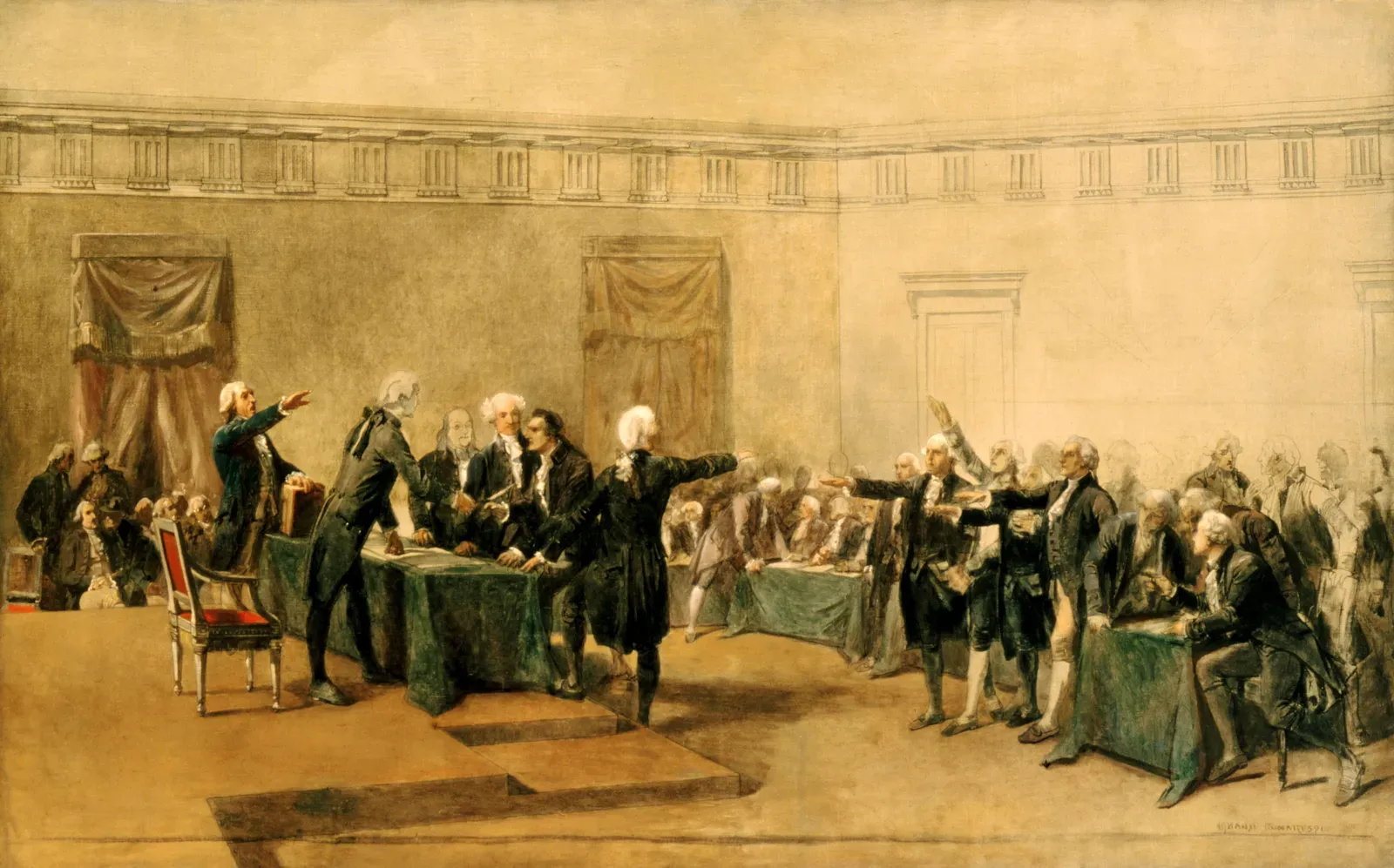 Experiment in Unity: The First Continental Congress (Image Credits: Wikimedia)