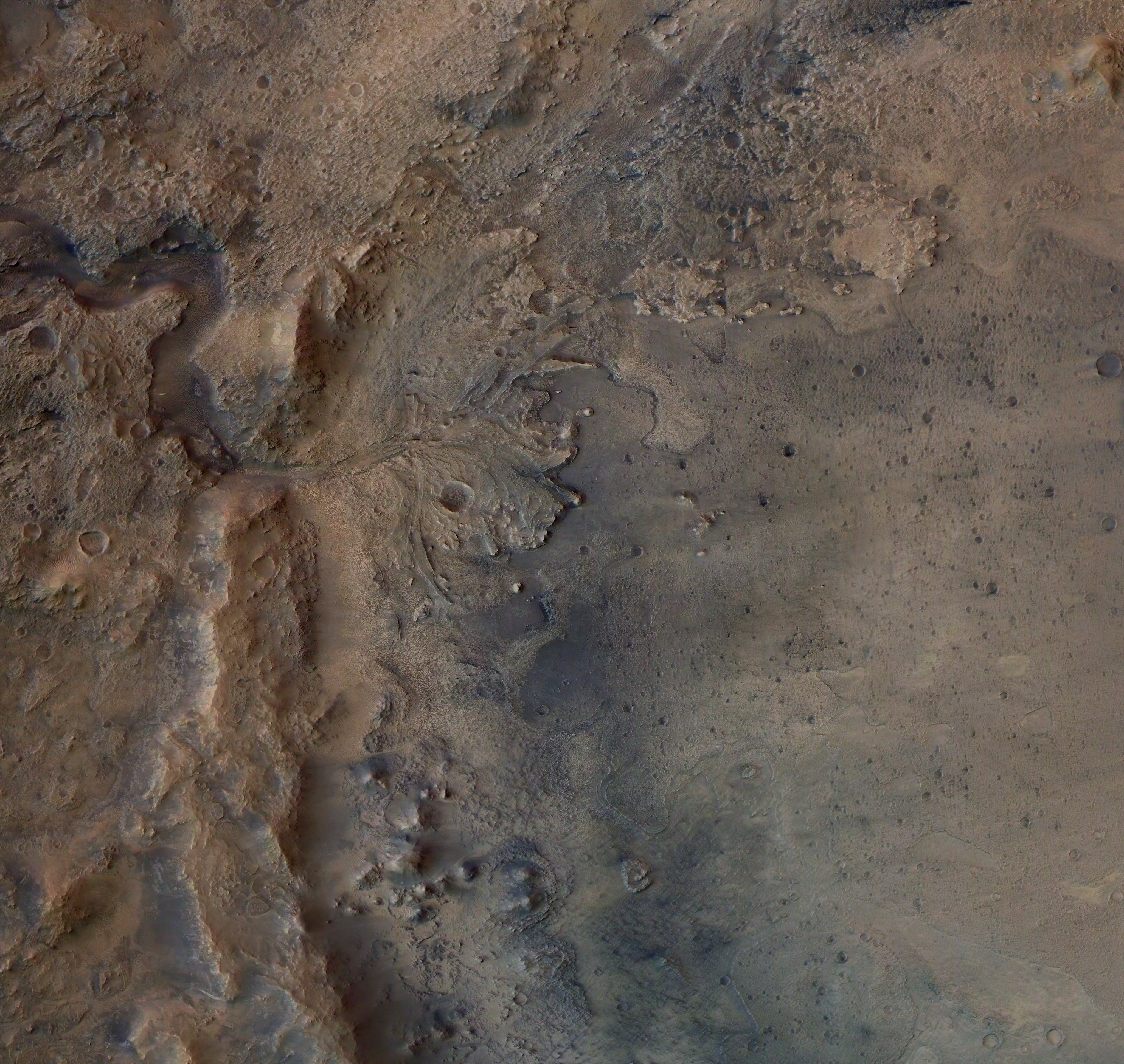 Jezero Crater: A Window into Martian Hydrology (Image Credits: Wikimedia)