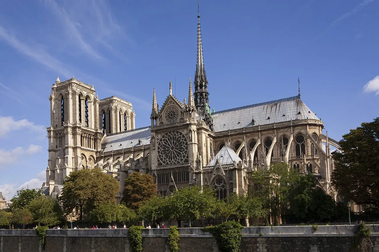 #6 - The Forest Inside Notre Dame's Roof (Image Credits: Pixabay)