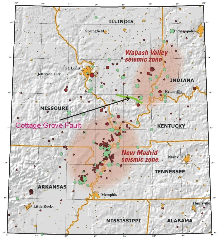 Conclusion: A Quiet Fault That Tests How Seriously We Take the Future (By New_Madrid_and_Wabash_seizmic_zones-USGS.png: Joan Gomberg and Eugene Schweig
derivative work: Ruslik (talk), Public domain)