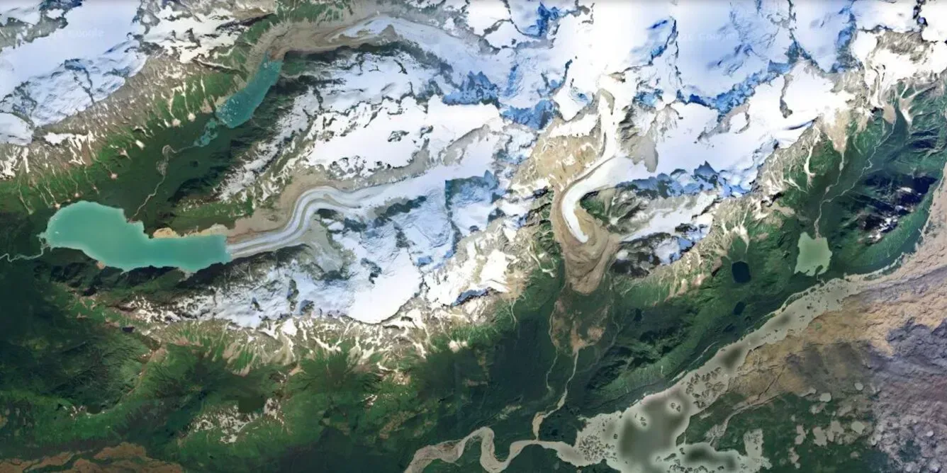 The Science Behind Glacial Lake Outburst Floods (Image Credits: Google Earth, AirbusMaxar Technologies, CNES/Airbus)