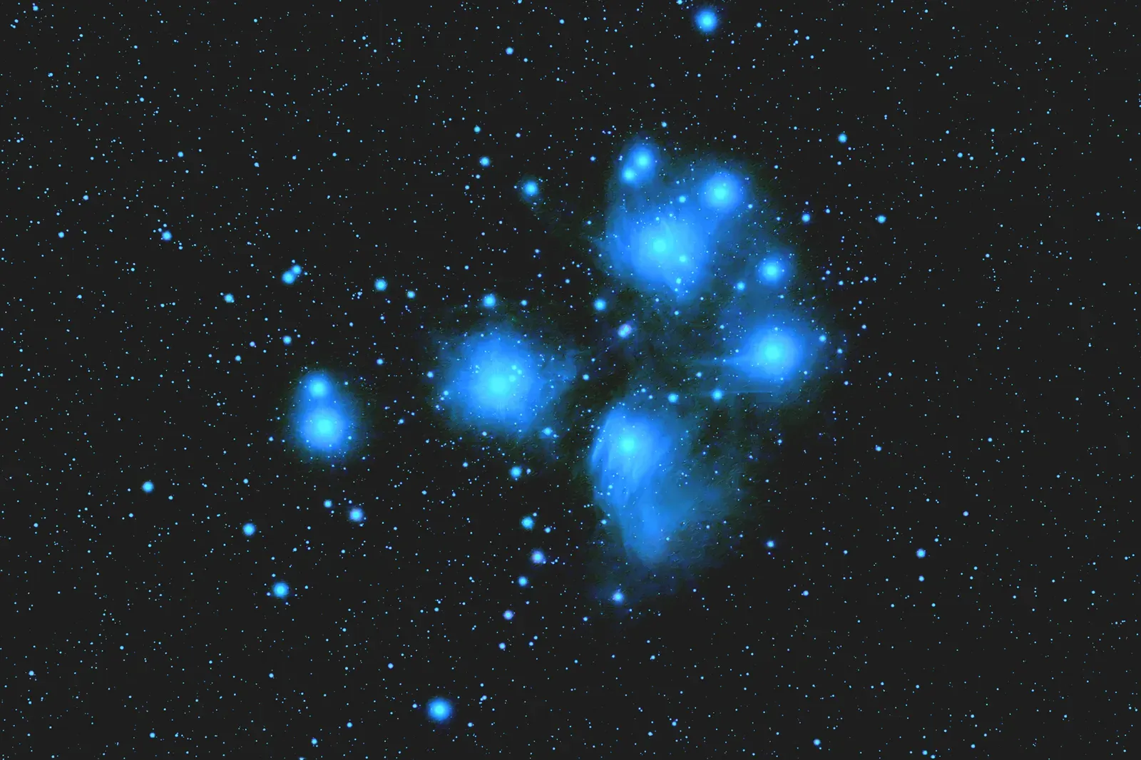 The Pleiades: Seven Sisters, Stellar Distance Marker (Image Credits: Wikimedia)