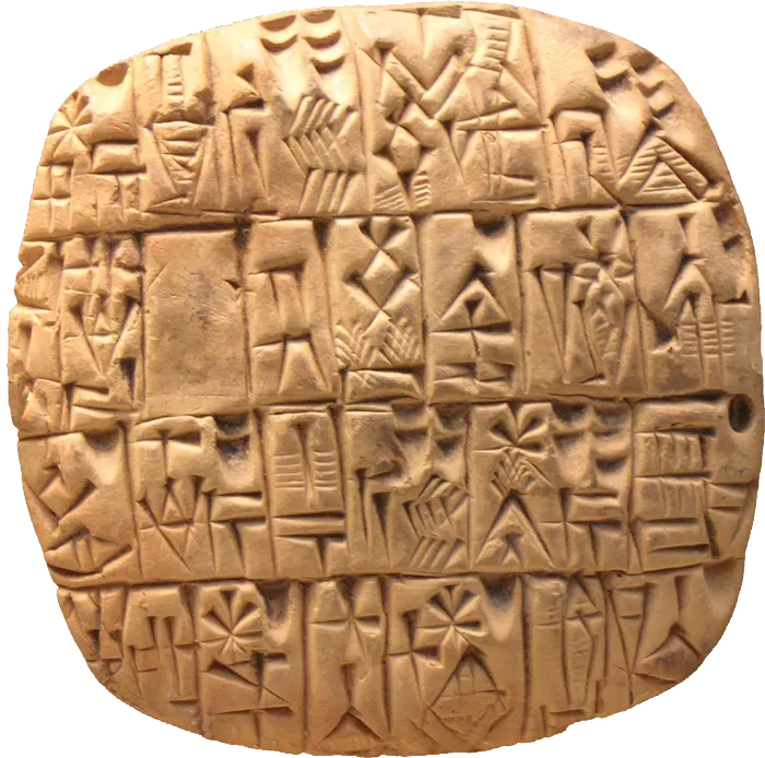 10. The 14 Enki tablets behind Sitchin's translations (By Gavin.collins, Public domain)