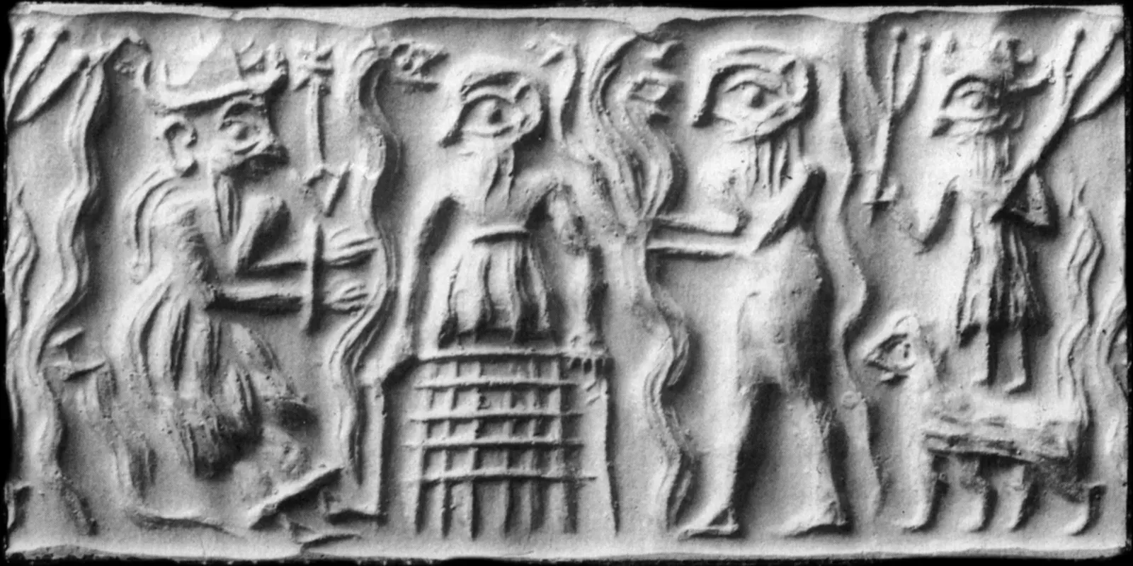 Ancient Mesopotamia and Greece: Shadows, Ghosts, and Grim Underworlds (Henrietta Mac Call (1999)       Mesopotamian Myths (University of Texas Press & British Museum Publications ed.), Bath (Avon), p. 71  ISBN:  9780292751309., Public domain)