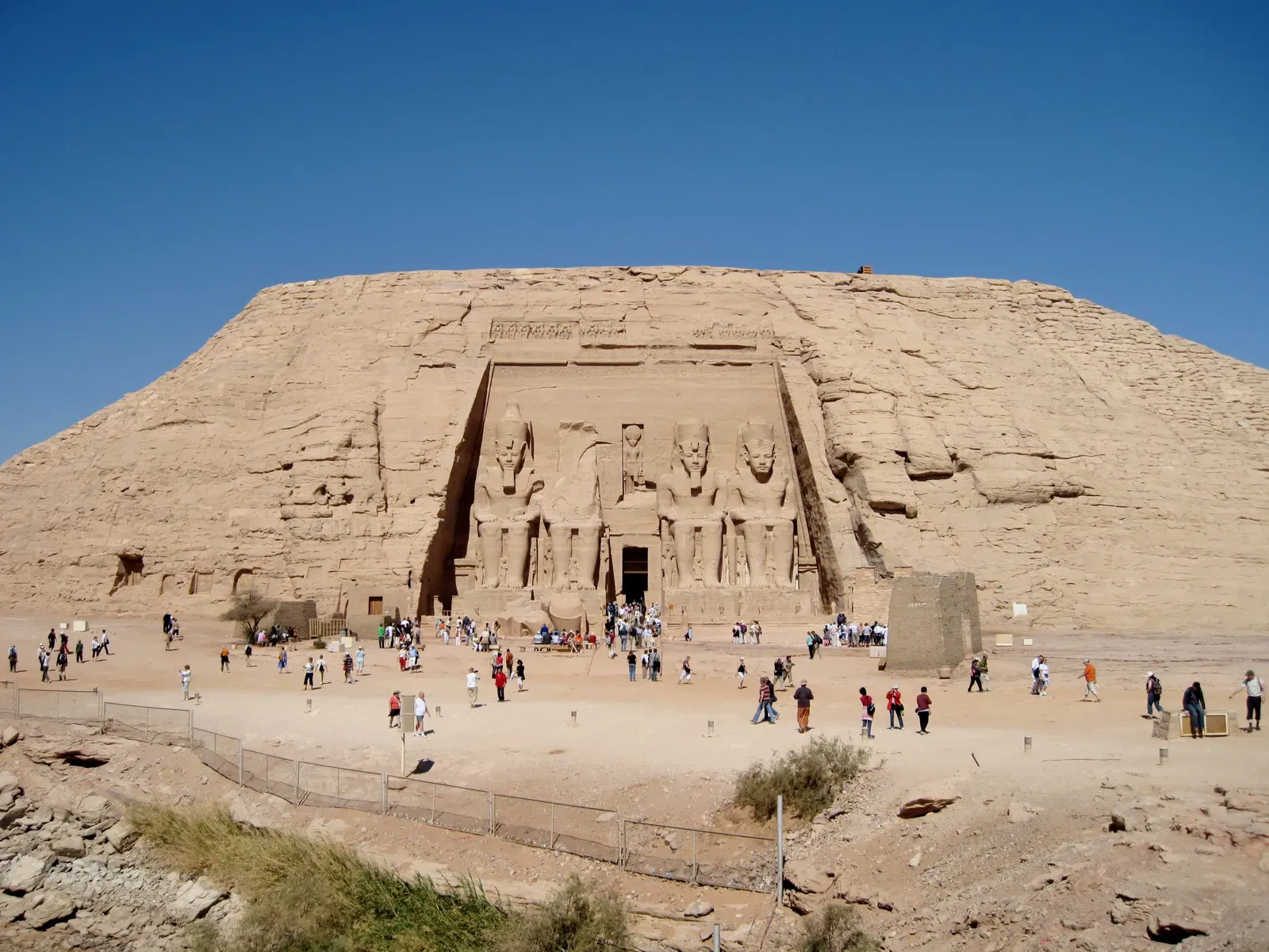 #5 - Abu Simbel's Illuminated Pharaoh (By Olaf Tausch, CC BY 3.0)