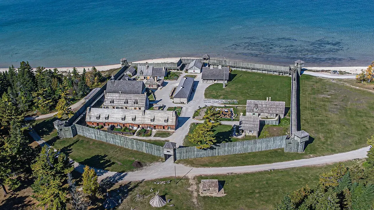 #7 - Michilimackinac: The Fort That Gets Reburied Every Single Year (Image Credits: Image: Wikimedia Commons)