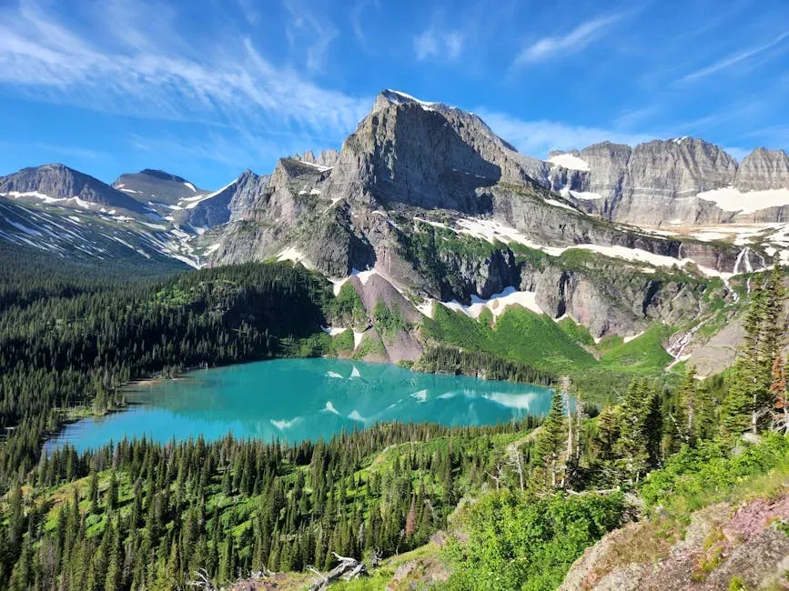 11. Glacier National Park, Montana: Ancient Sediments Carved by Modern Ice (Image Credits: Pexels)