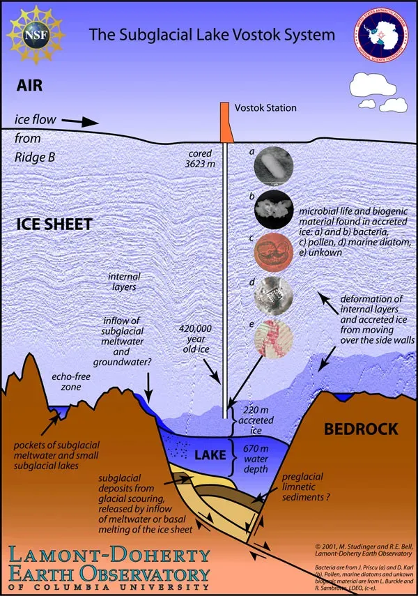 Ancient Microbes Living in the Dark Below (By Columbia University, Lamont-Doherty Earth Observatory, Public domain)