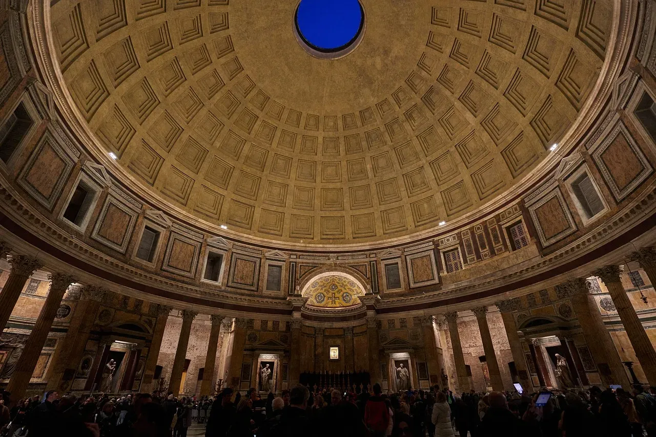 #1 - The Roman Pantheon: A Perfect Dome With No Obvious Precedent (Image Credits: Pixabay)