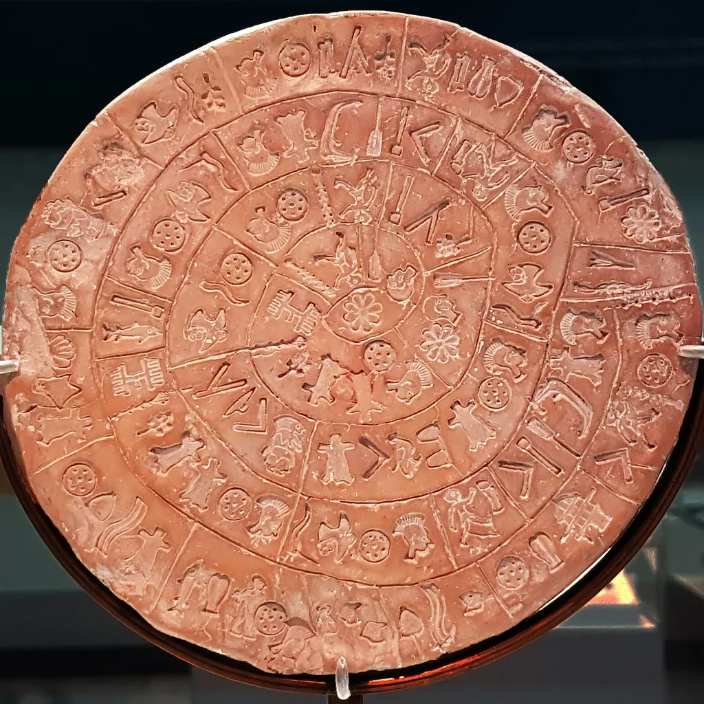 #10 The Phaistos Disc: A Fired Clay Puzzle That Refuses to Talk (Image Credits: Flickr)