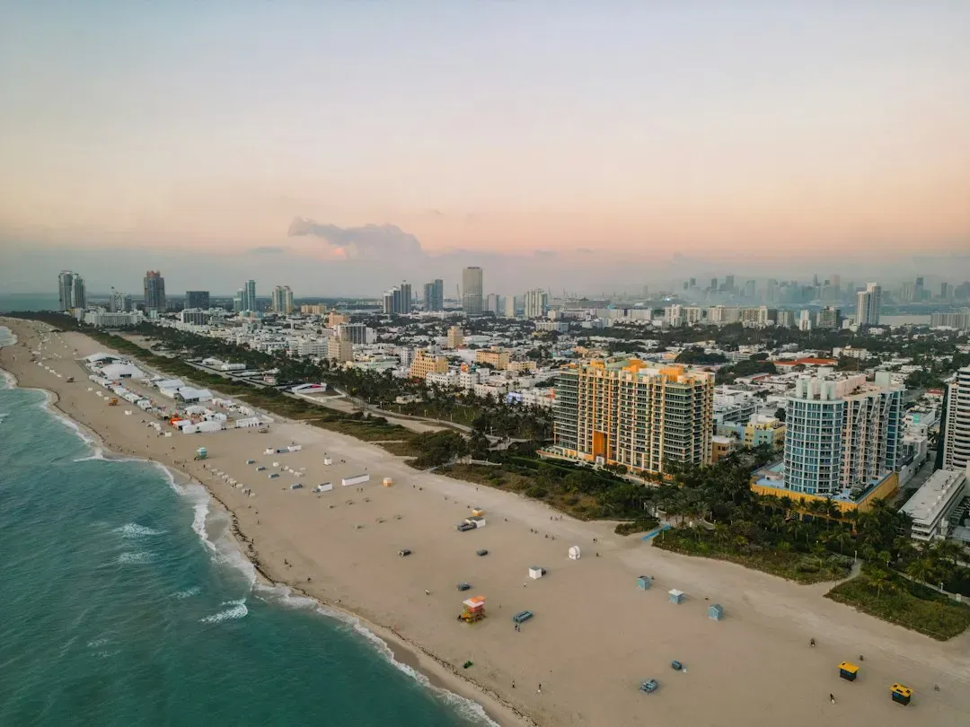 #9 Miami Beach, USA β Sand, Streets and the Encroaching Atlantic (Image Credits: Unsplash)