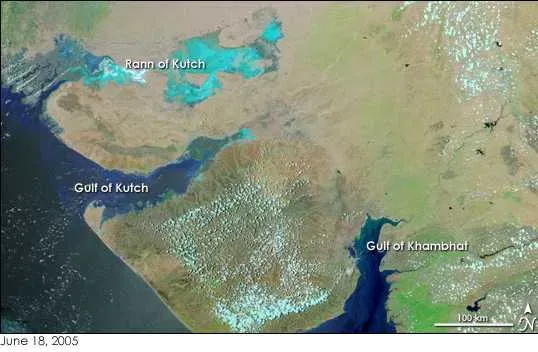 5. The Gulf of Khambhat, India - The Find That Sparked a Global Debate (Image Credits: Wikimedia)