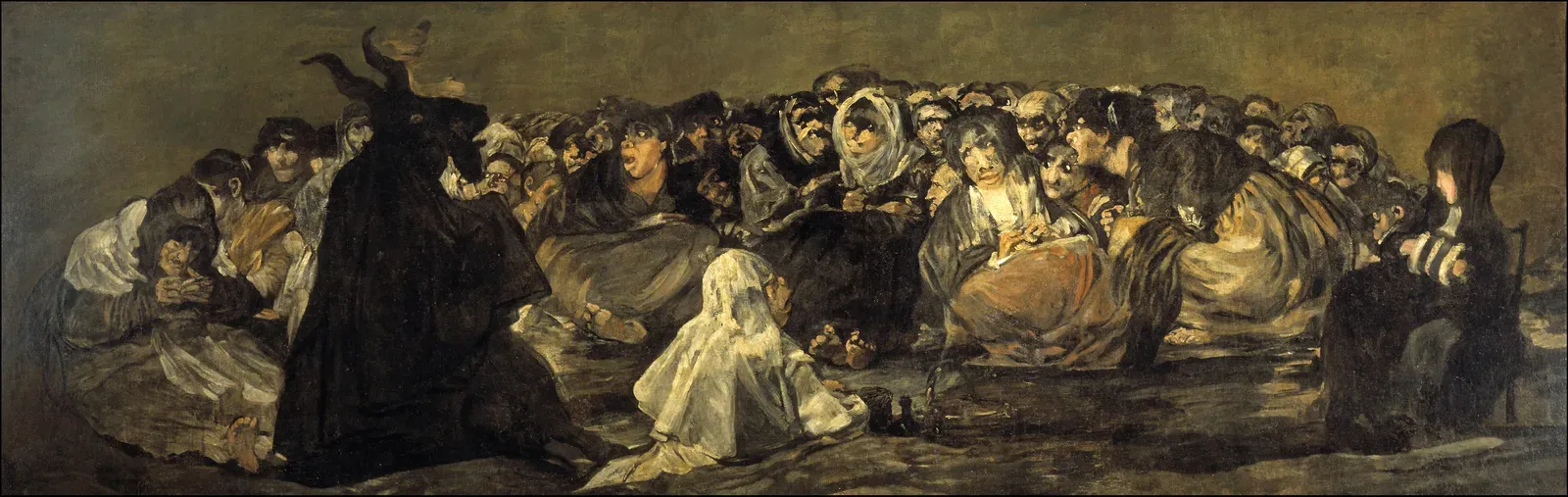 #8 - Goya's Black Paintings Are Sitting on Top of Abandoned Scenes (By Francisco Goya, Public domain)