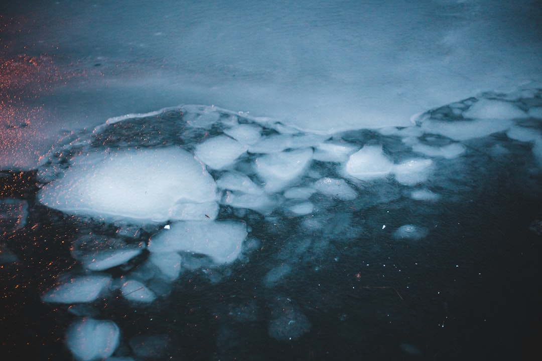 Glowing Patterns Beneath the Ice Surface (Image Credits: Unsplash)